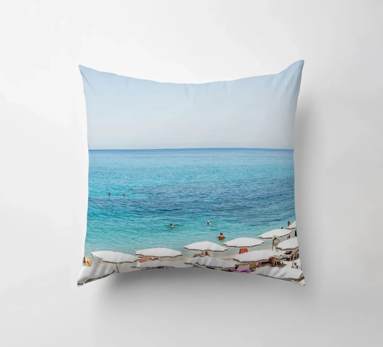 Italian beach day cuscino da photolovers