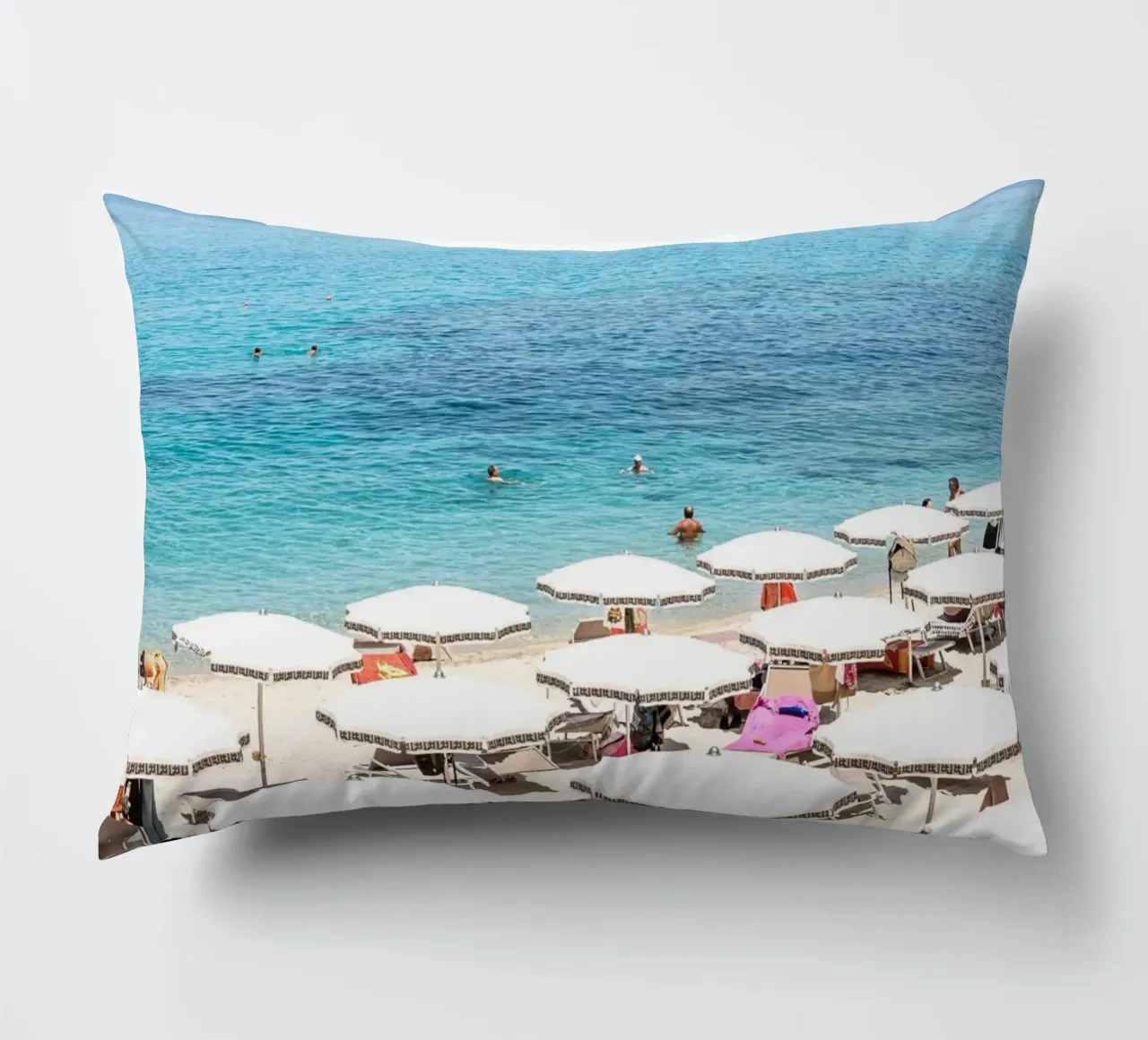 Italian beach day cuscino da photolovers