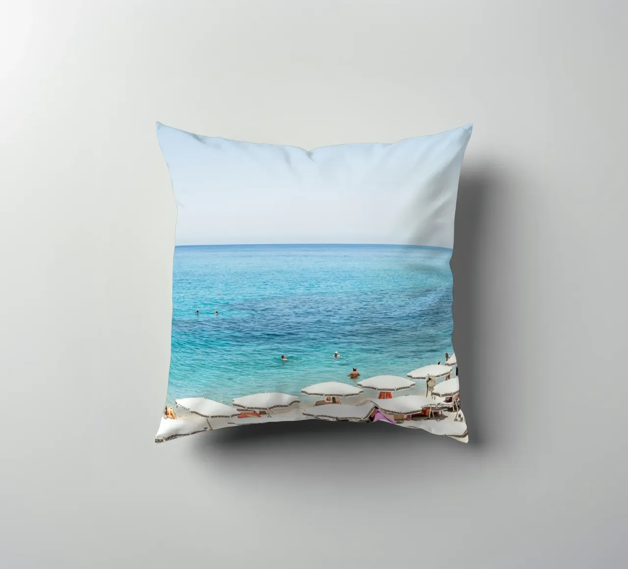 Italian beach day cuscino da photolovers