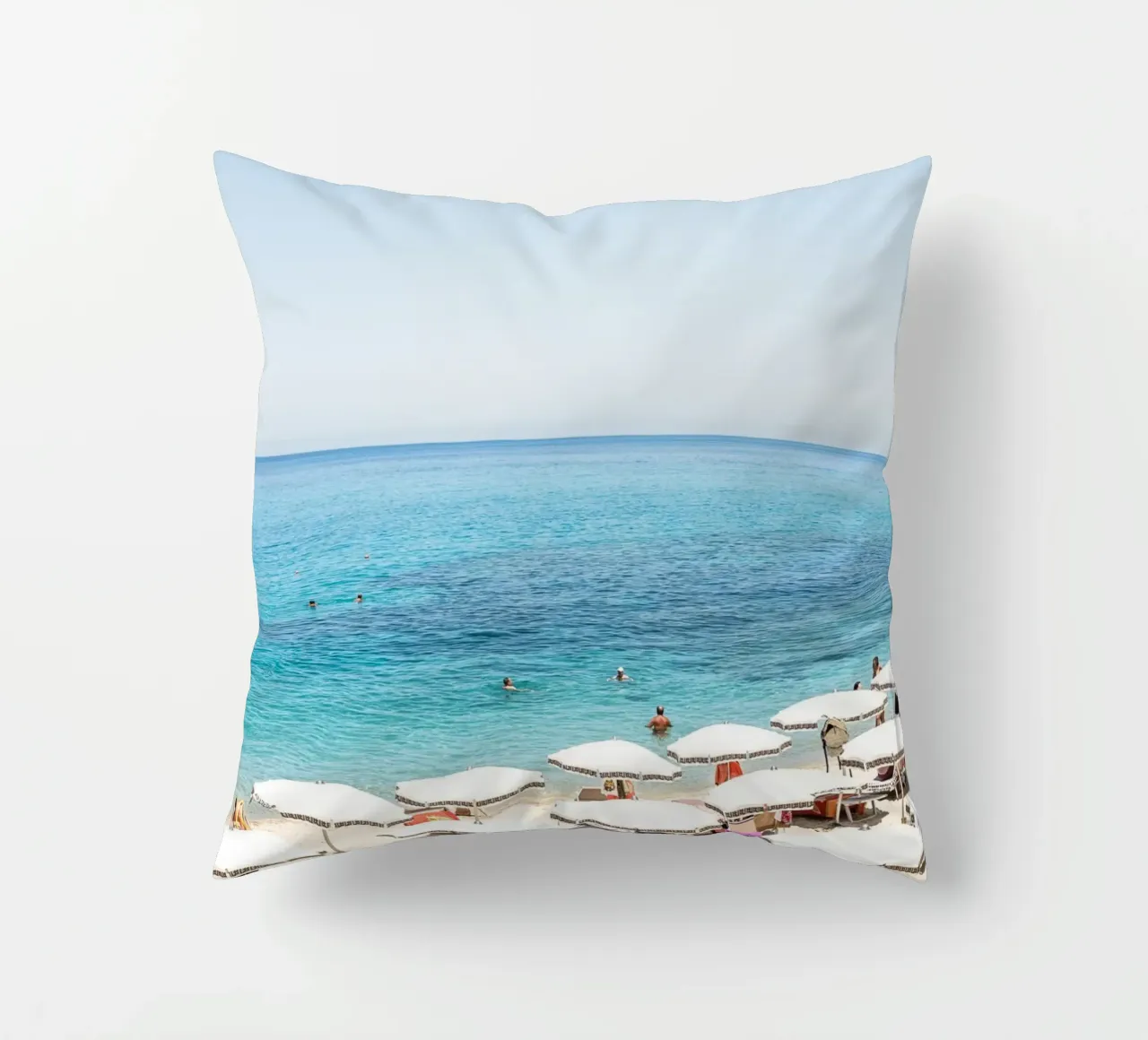 Italian beach day cuscino da photolovers