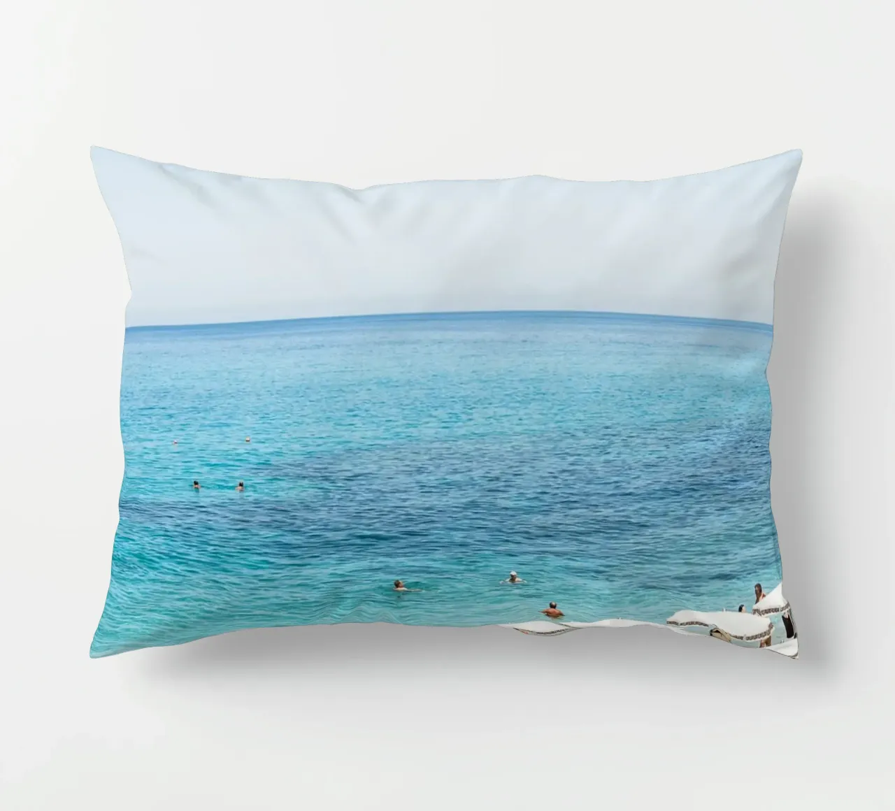 Italian beach day cuscino da photolovers