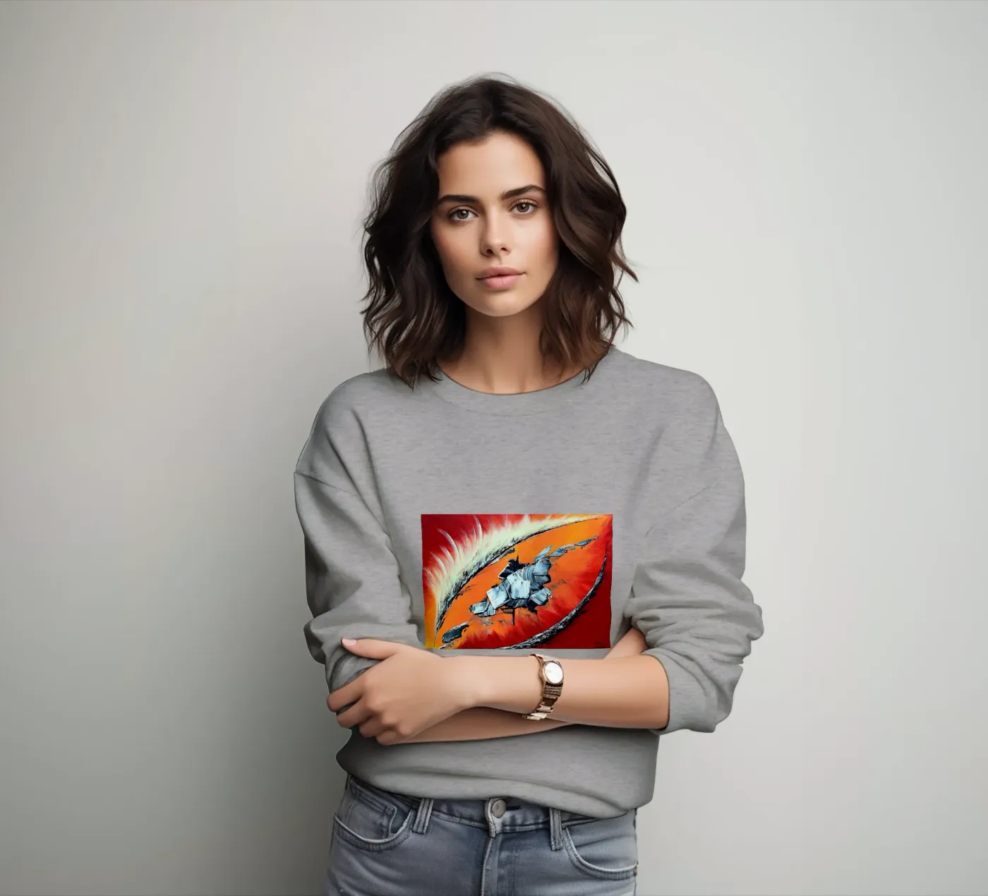 Géronimo felpa da Thierry Vobmann Abstract painting