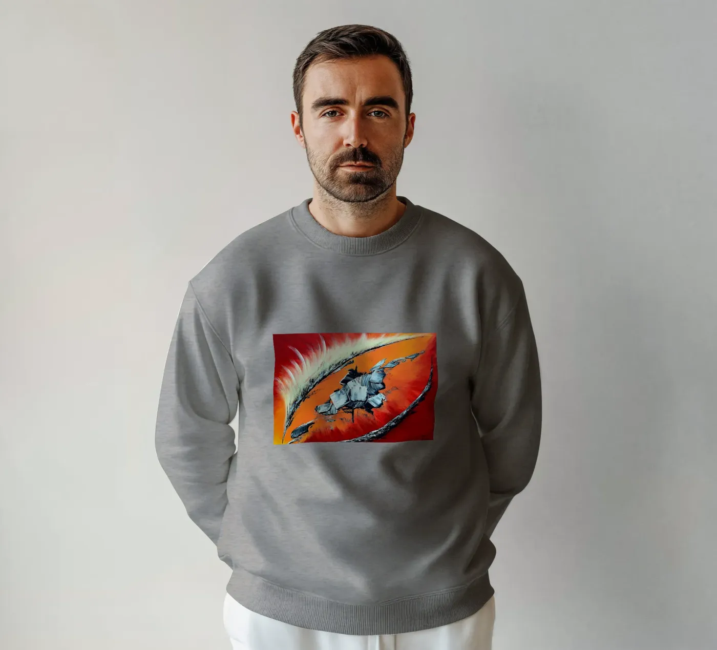 Géronimo felpa da Thierry Vobmann Abstract painting