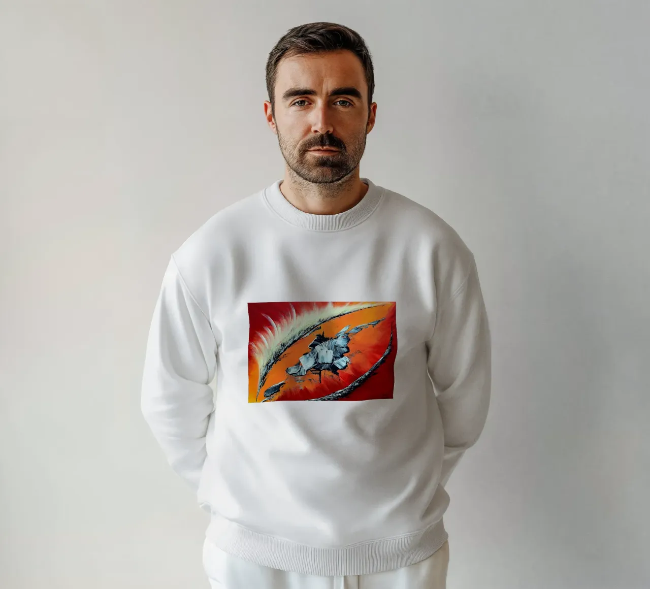 Géronimo felpa da Thierry Vobmann Abstract painting