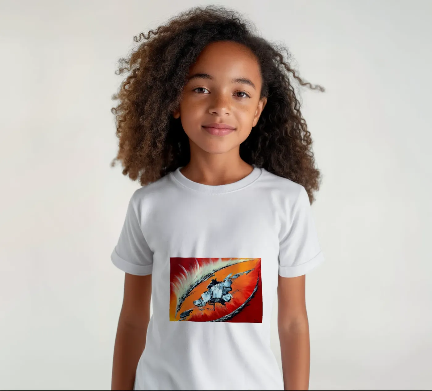 Géronimo t-shirt bambini da Thierry Vobmann Abstract painting