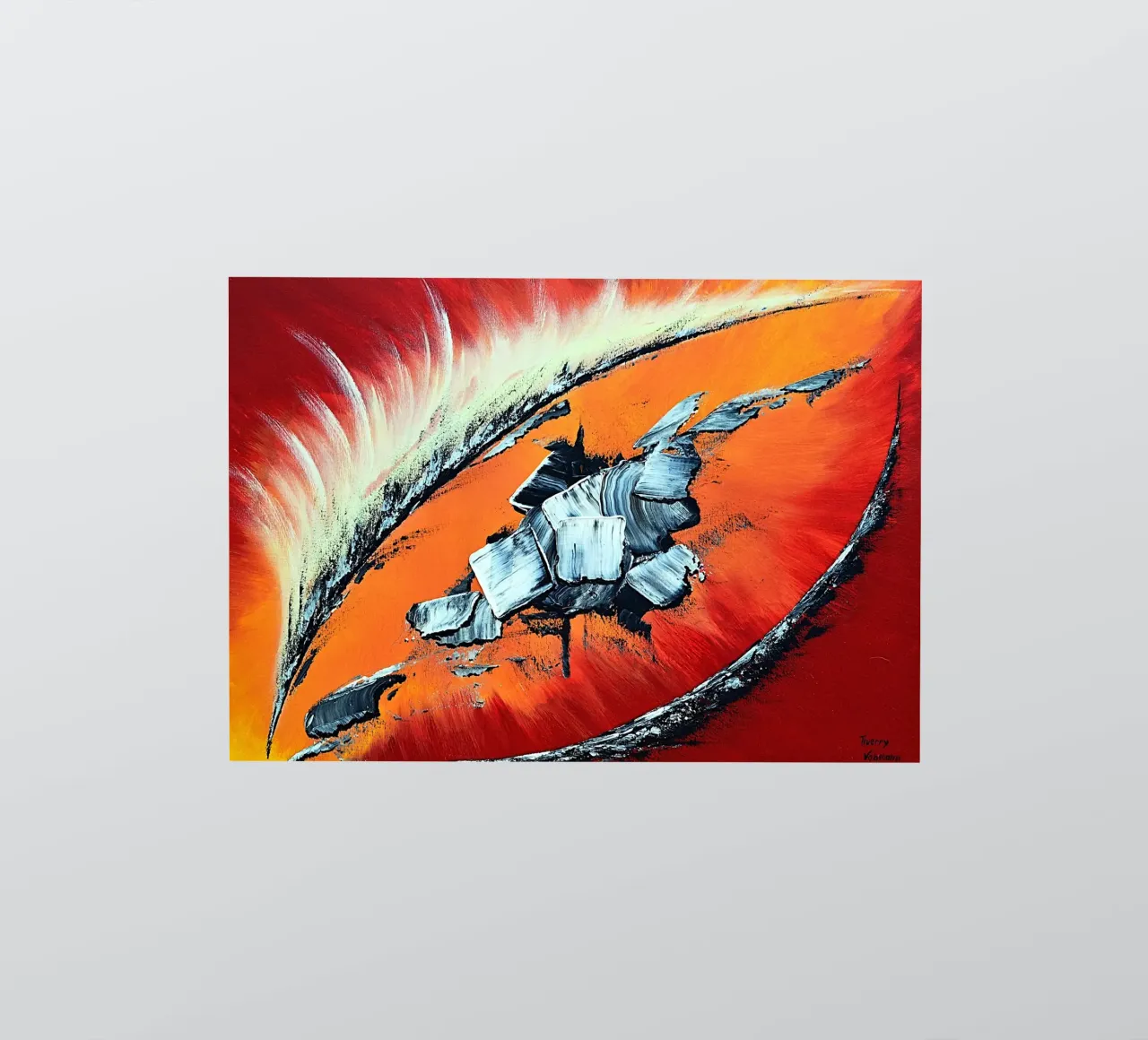 Géronimo sticker by Thierry Vobmann Abstract painting