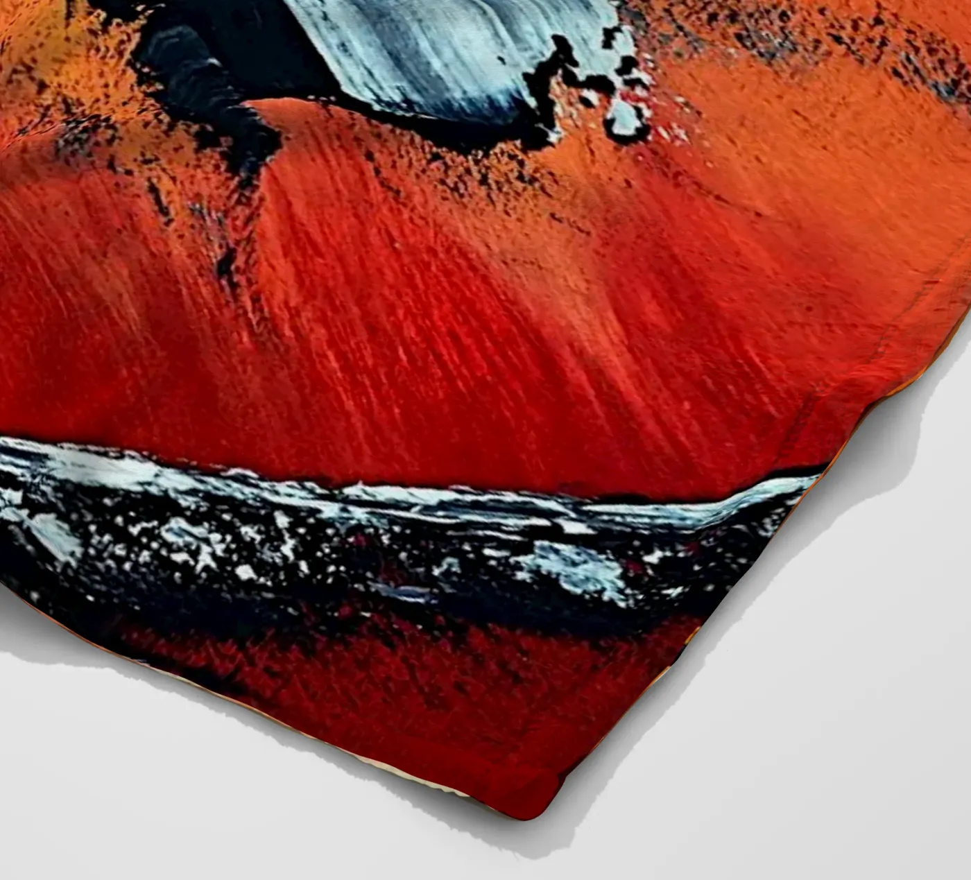 Géronimo Fleecedecke von Thierry Vobmann Abstract painting