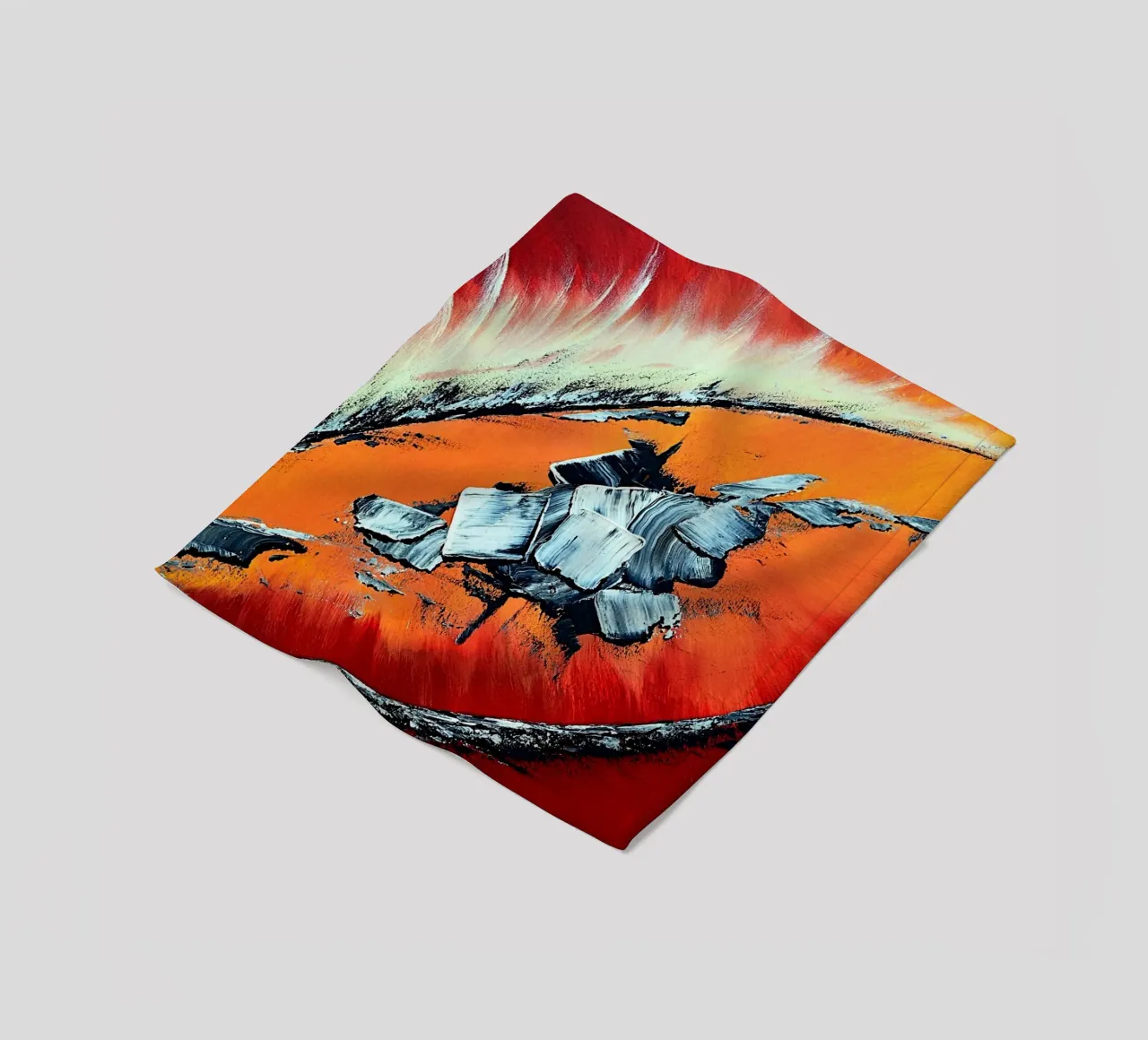 Géronimo plaid polaire de Thierry Vobmann Abstract painting