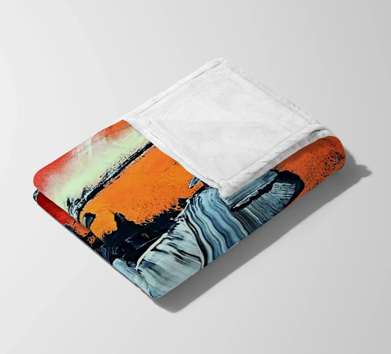 Géronimo plaid polaire de Thierry Vobmann Abstract painting