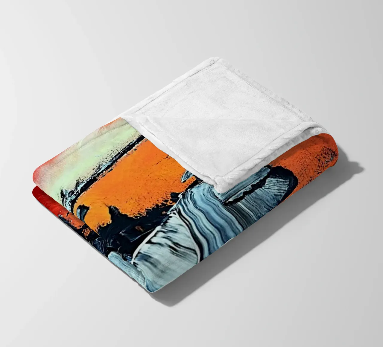 Géronimo plaid polaire de Thierry Vobmann Abstract painting