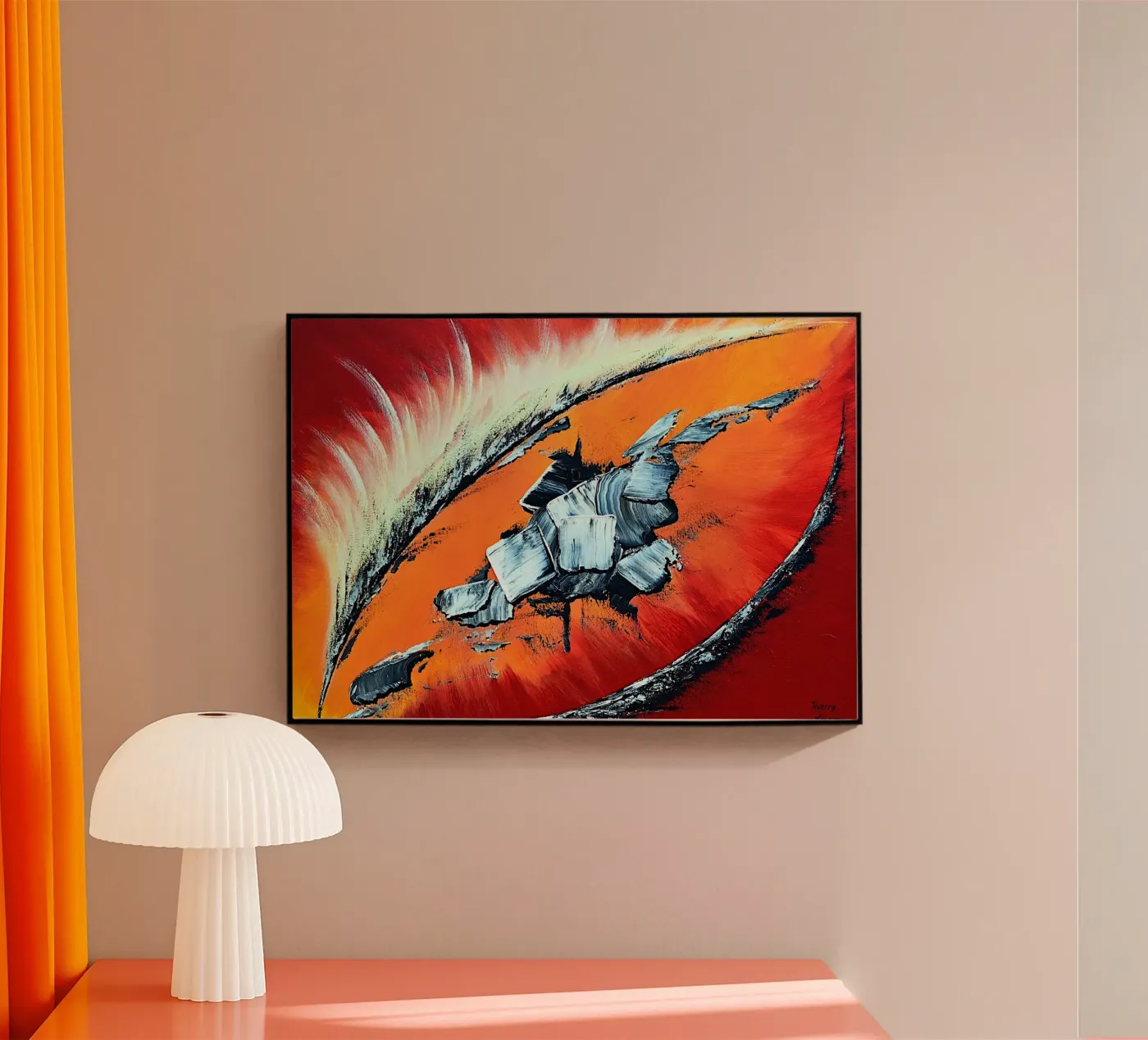 Géronimo plexiglass da Thierry Vobmann Abstract painting