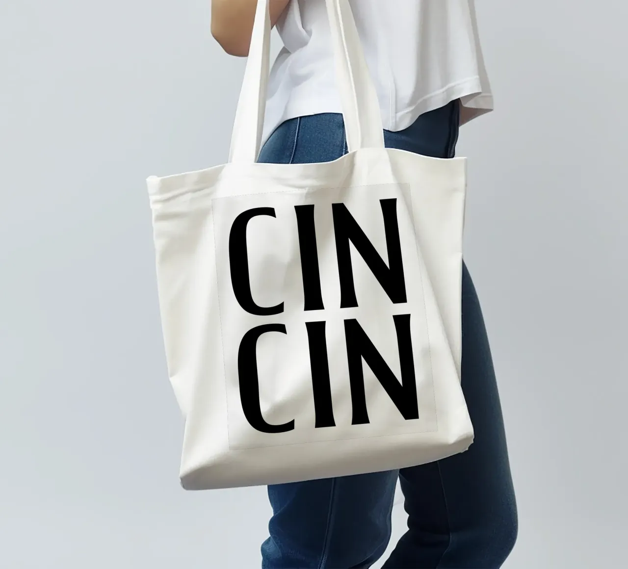 Cin Cin, Parole di festa borsa in juta da Carinaprint