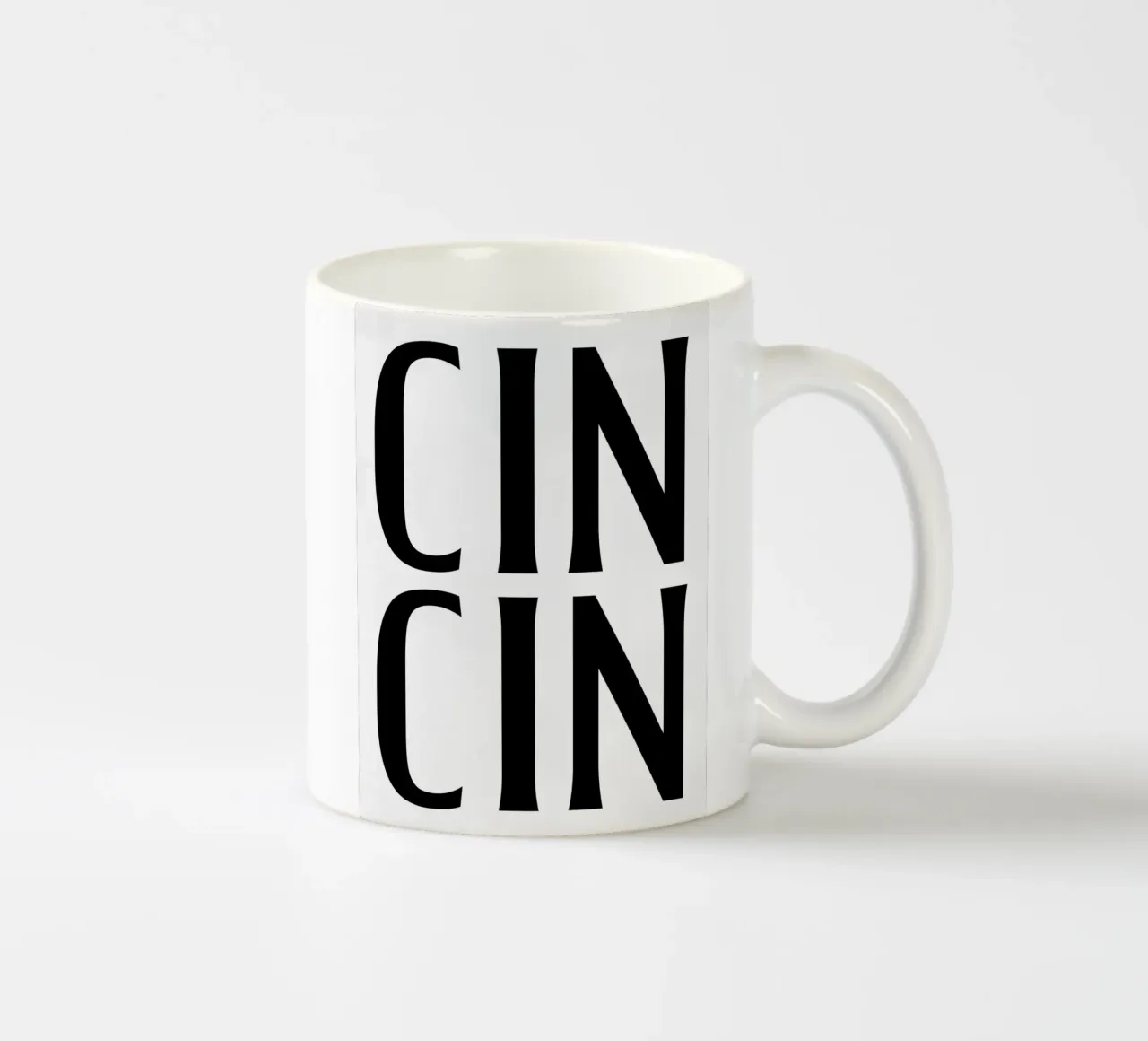 Cin Cin, Parole di festa tazza in ceramica da Carinaprint