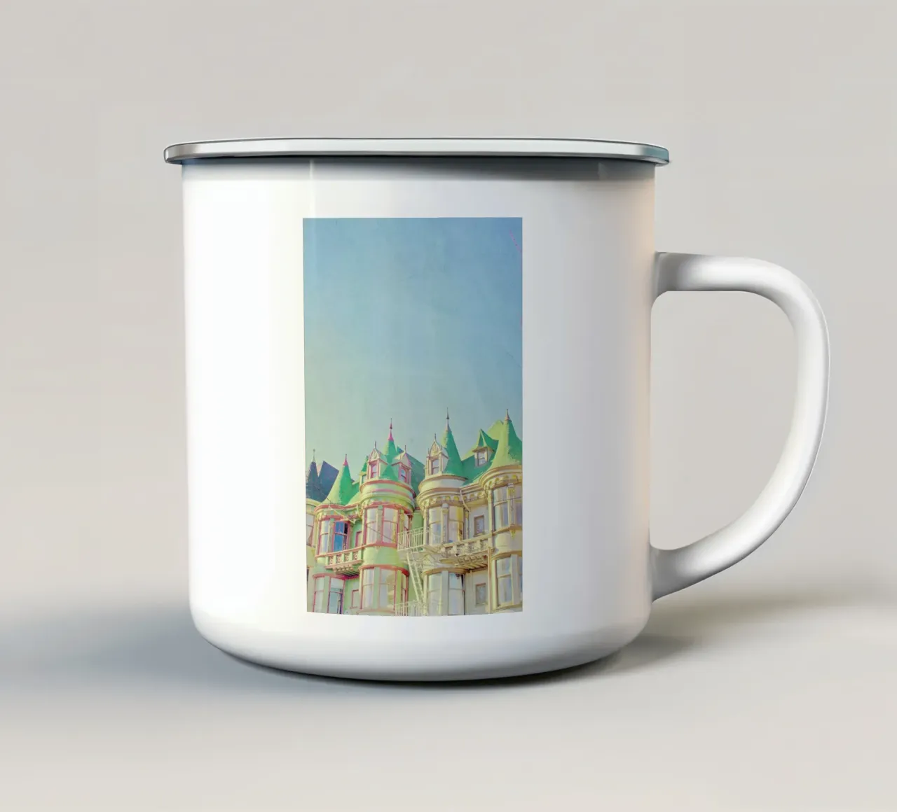 San Francisco Fairytale tazza in smalto da Mina Teslaru