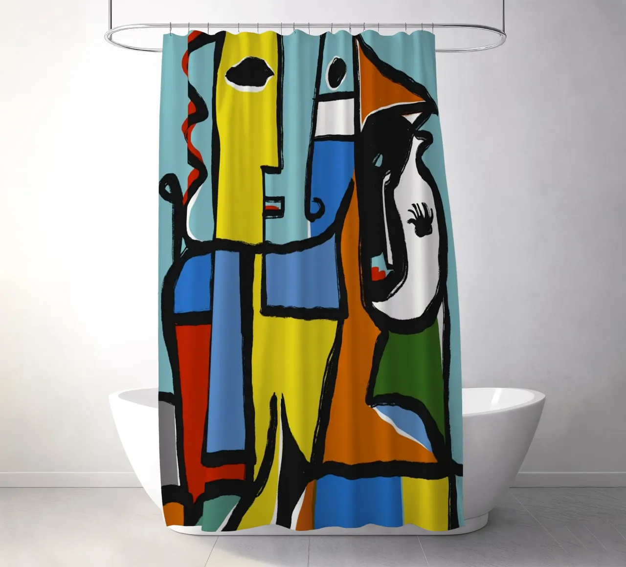 Totem Duschvorhang von Little Dean