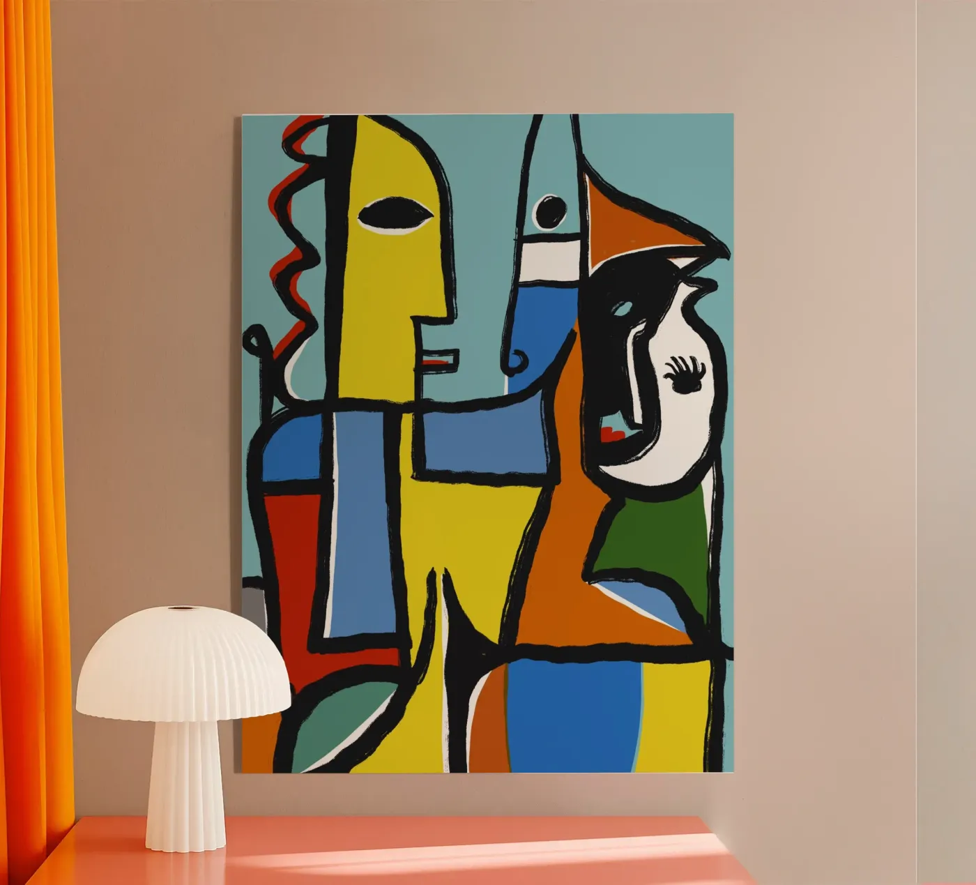 Totem acryl van Little Dean