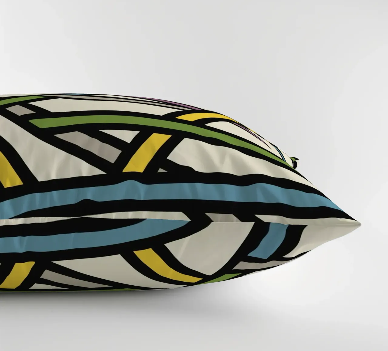 Modello a nastro pieno di colore cuscino da Little Dean