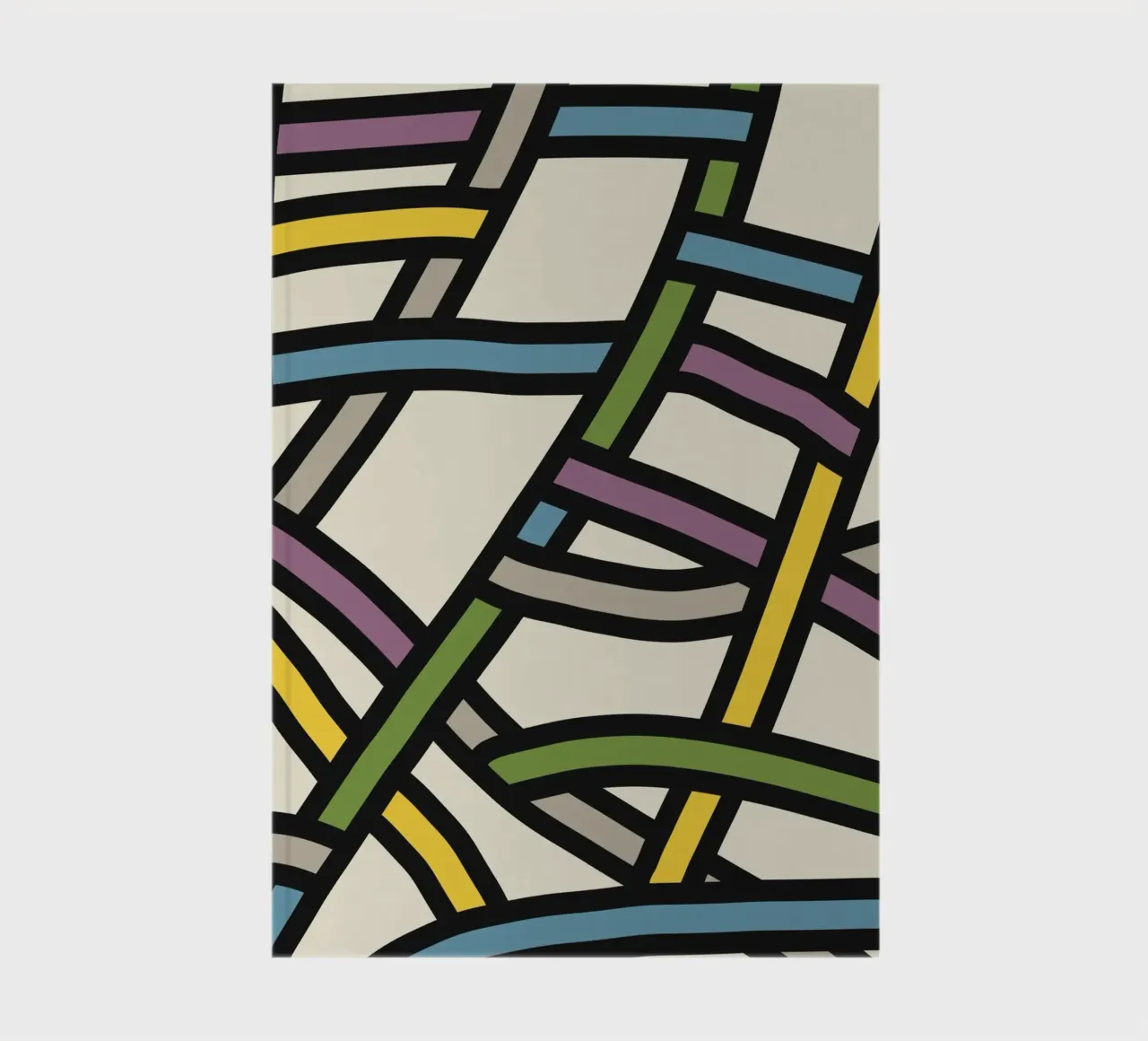 Color full ribbon pattern notebook by Little Dean