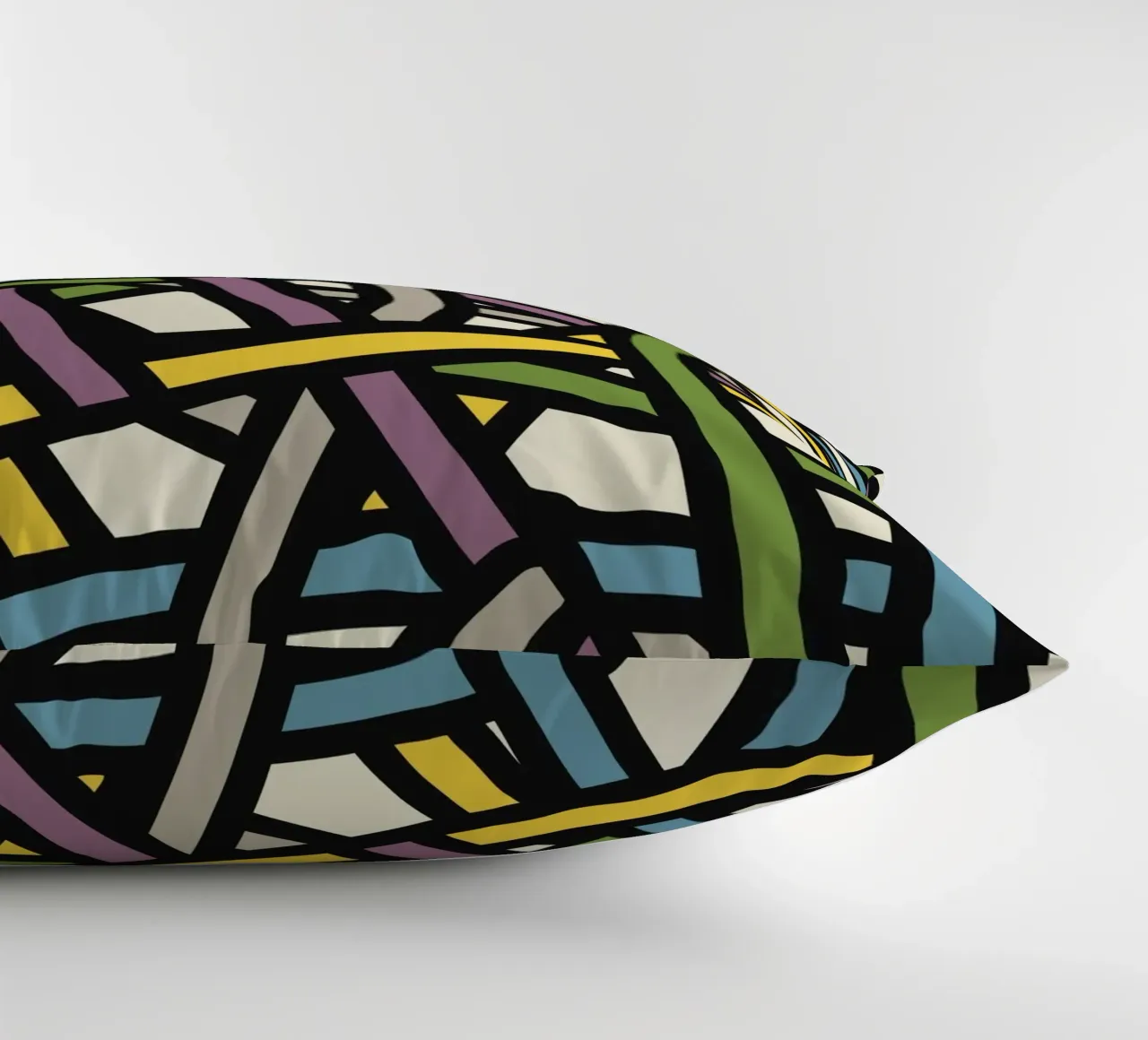 Modello a nastro pieno a colori 02 cuscino da Little Dean