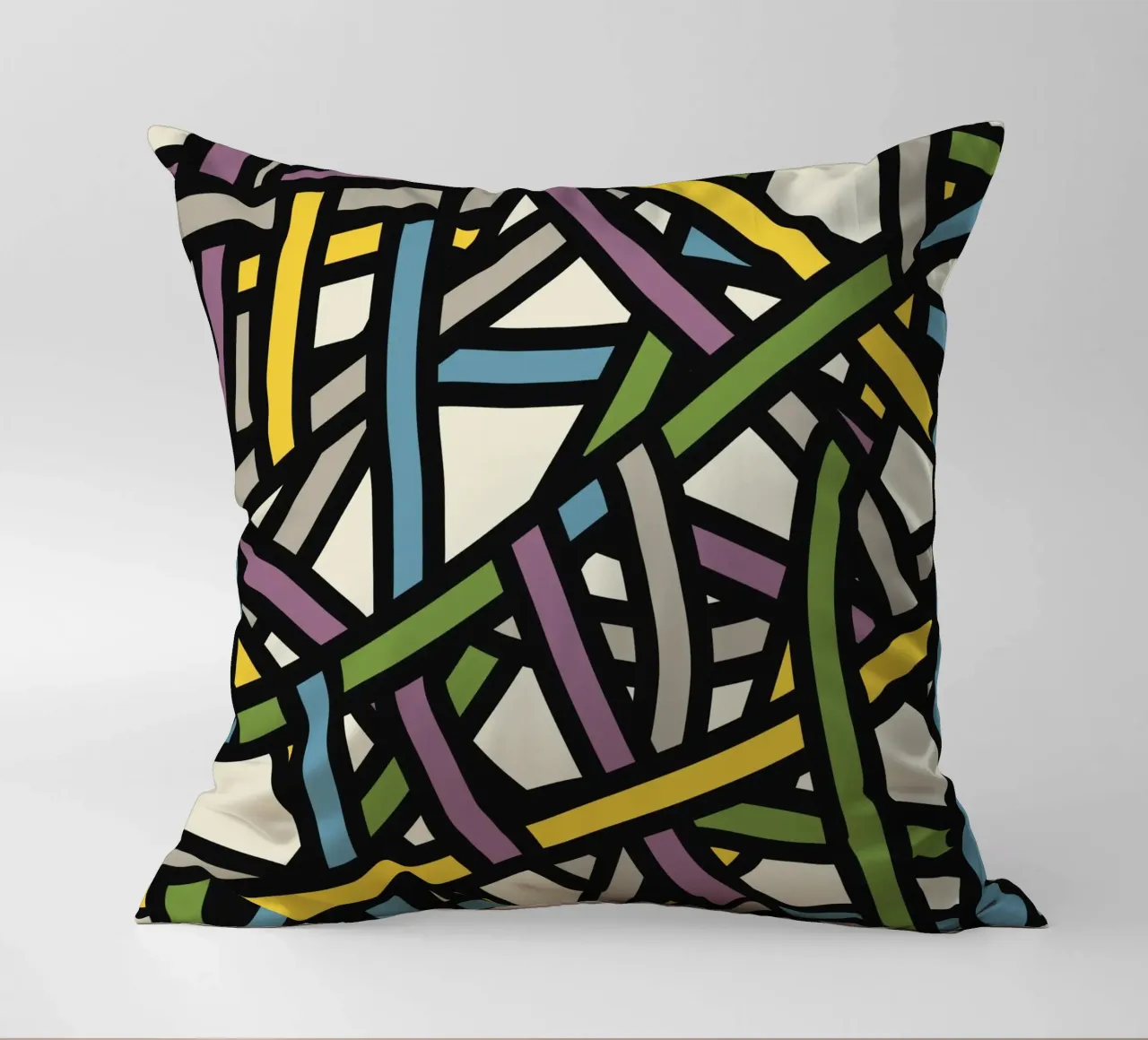 Modello a nastro pieno a colori 02 cuscino da Little Dean