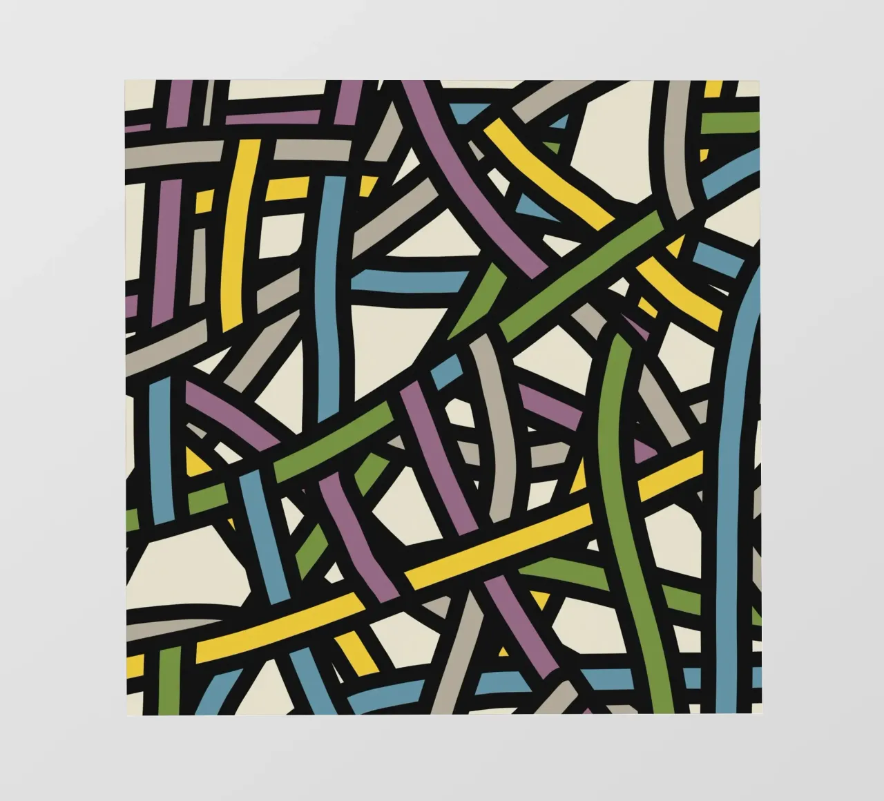 Modello a nastro pieno a colori 02 telo in pvc da Little Dean