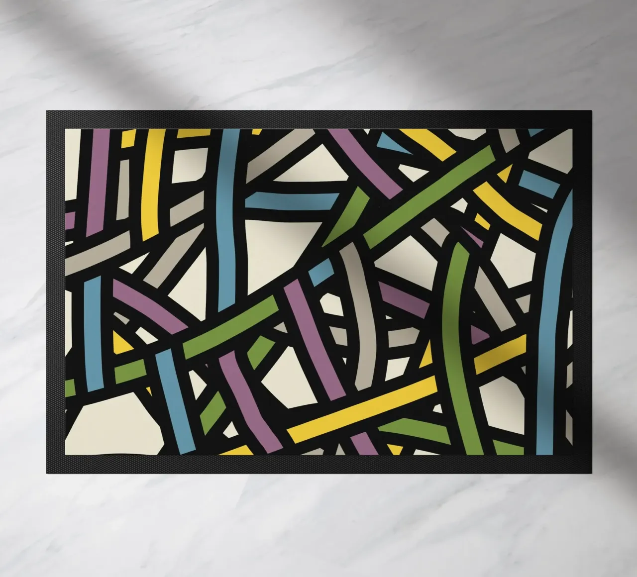 Modello a nastro pieno a colori 02 zerbino da Little Dean