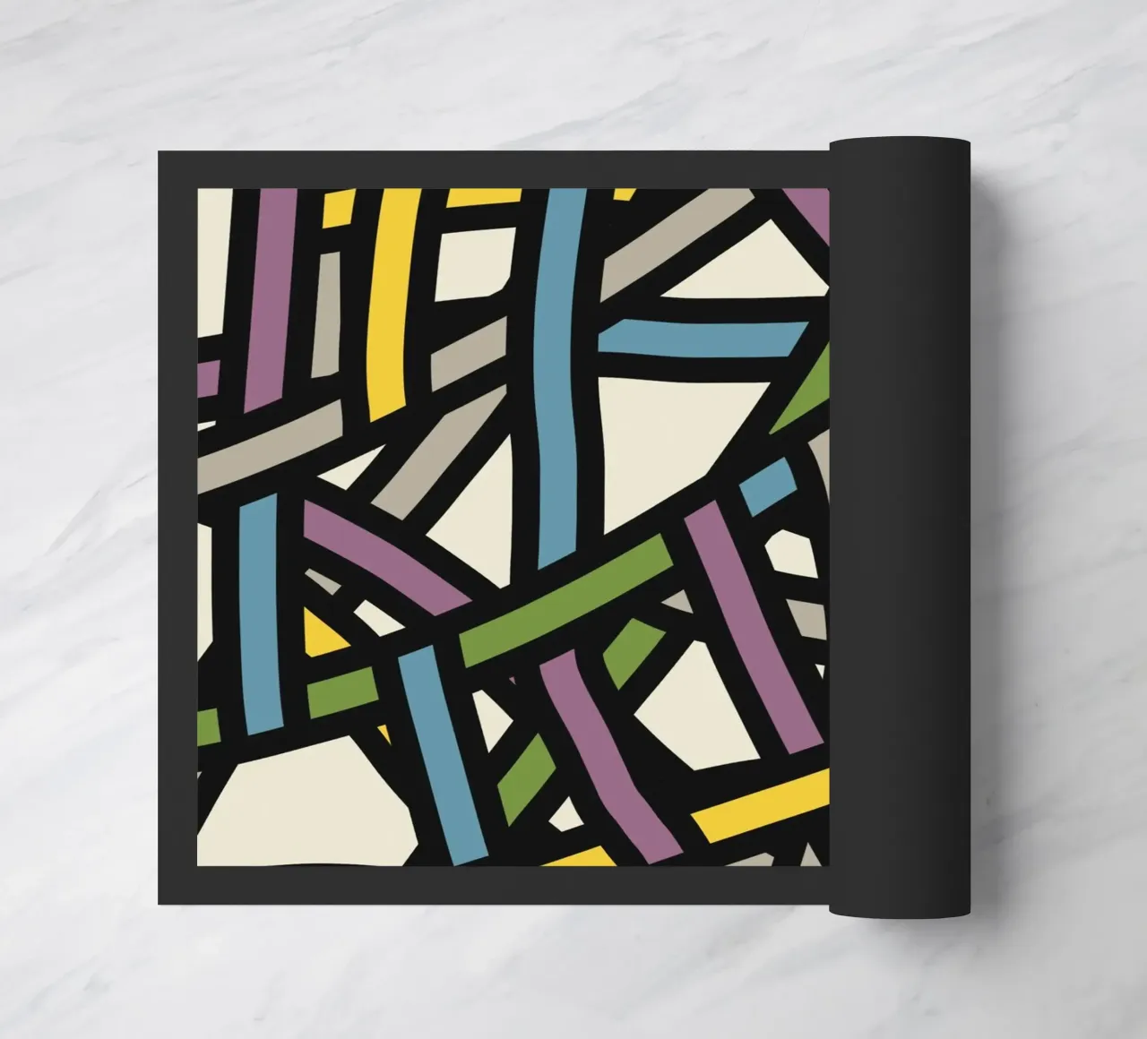 Modello a nastro pieno a colori 02 zerbino da Little Dean