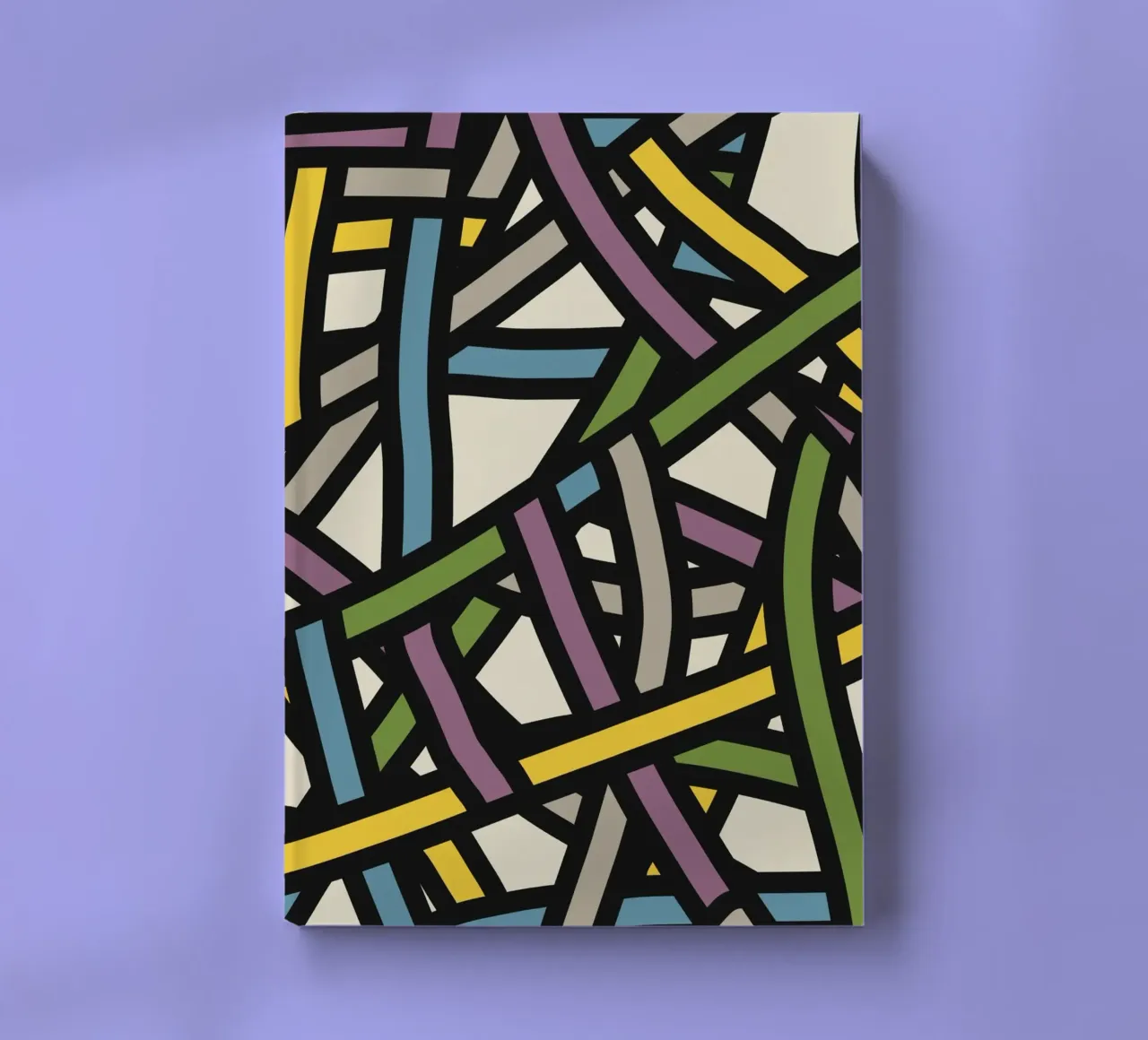 Color full ribbon pattern 02 notebook by Little Dean