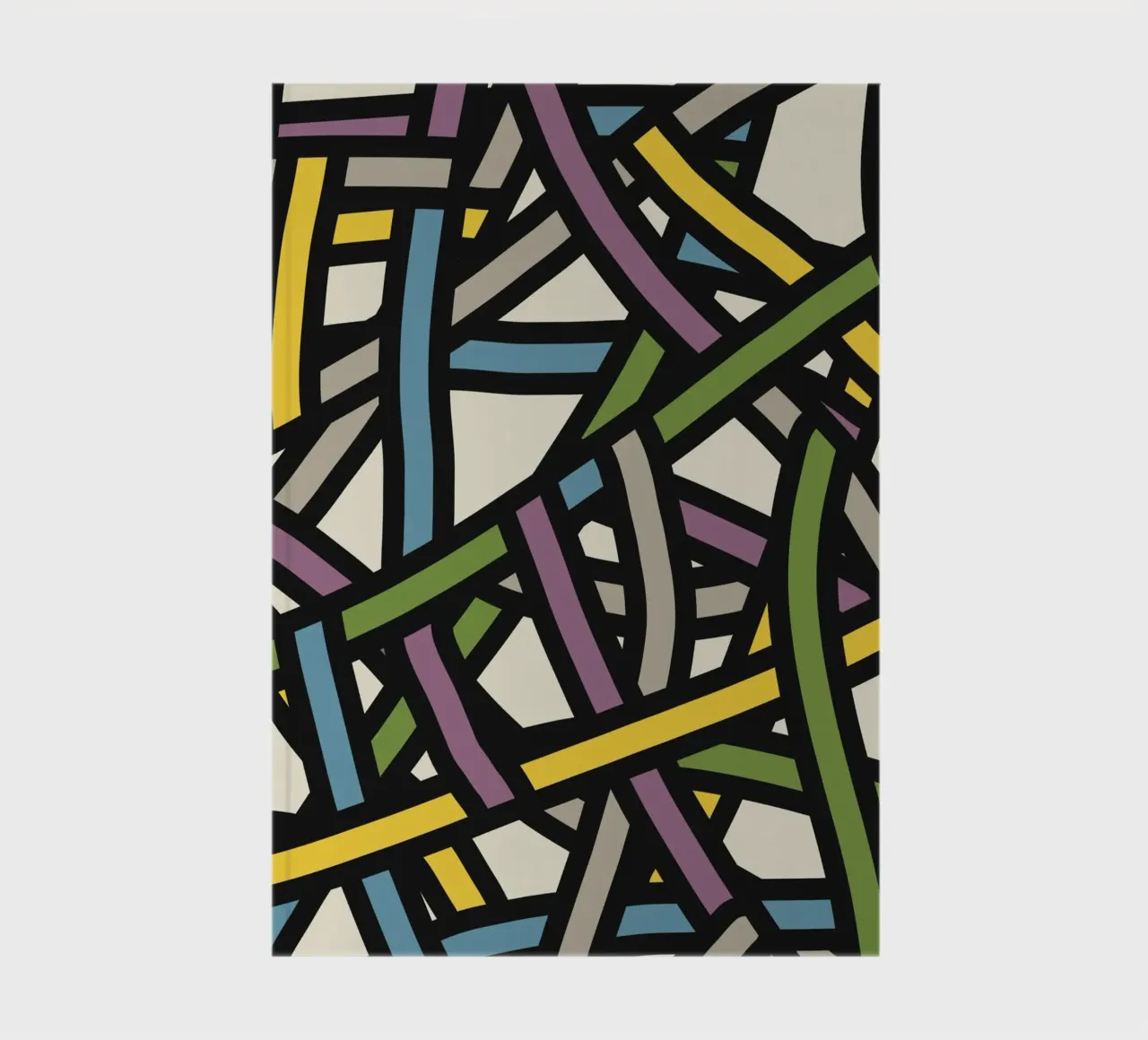 Color full ribbon pattern 02 notebook by Little Dean