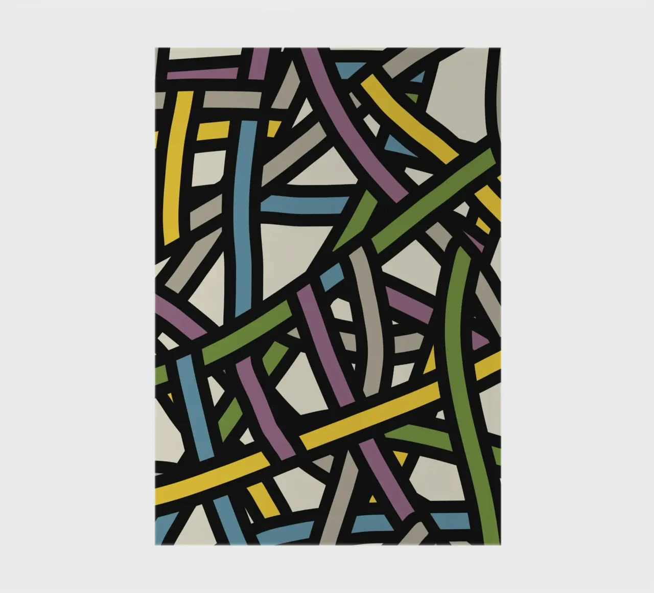 Color full ribbon pattern 02 notebook by Little Dean