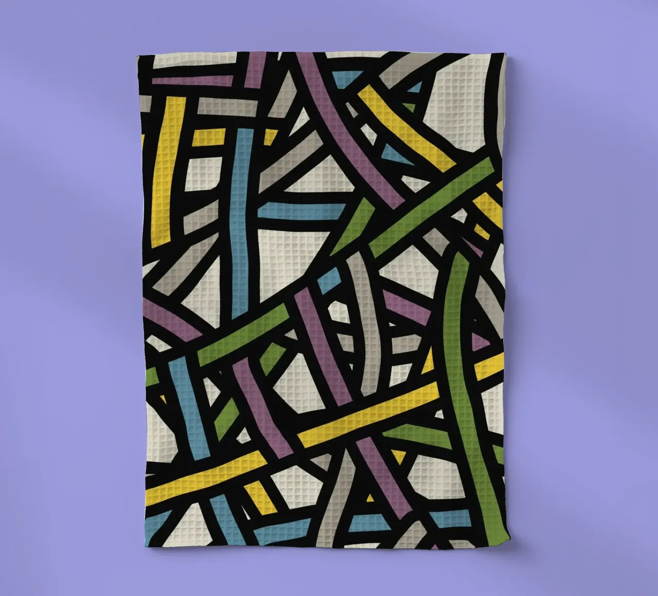 Modello a nastro pieno a colori 02 canovaccio da cucina da Little Dean