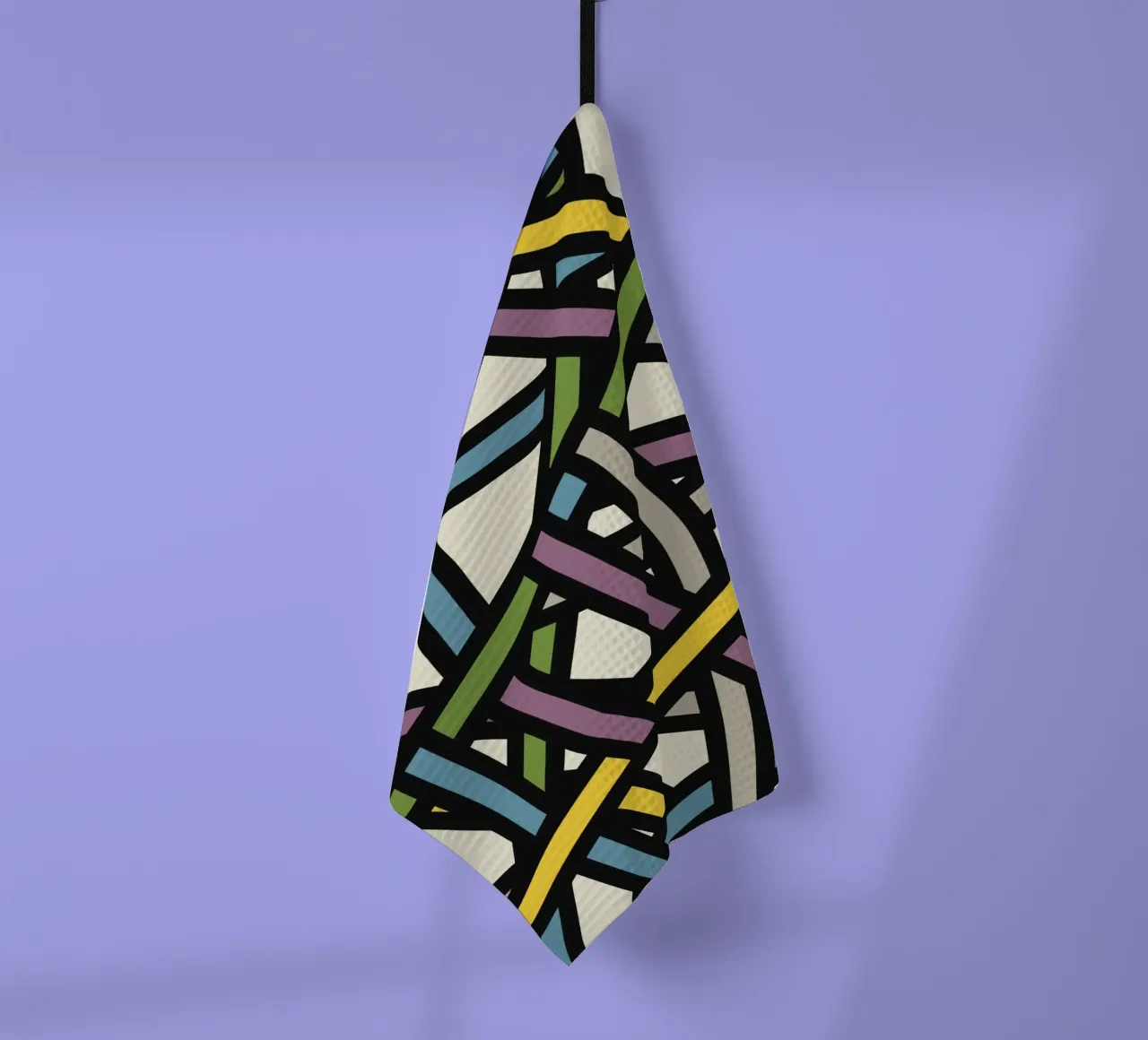 Modello a nastro pieno a colori 02 canovaccio da cucina da Little Dean