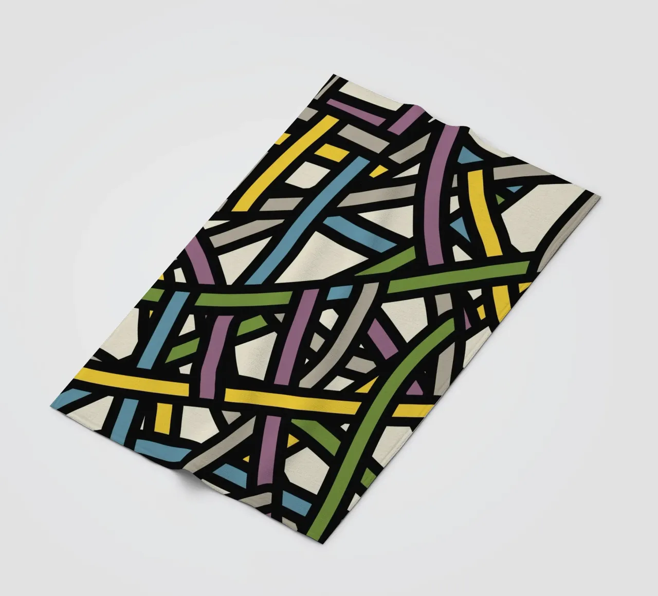 Modello a nastro pieno a colori 02 coperta in pile da Little Dean