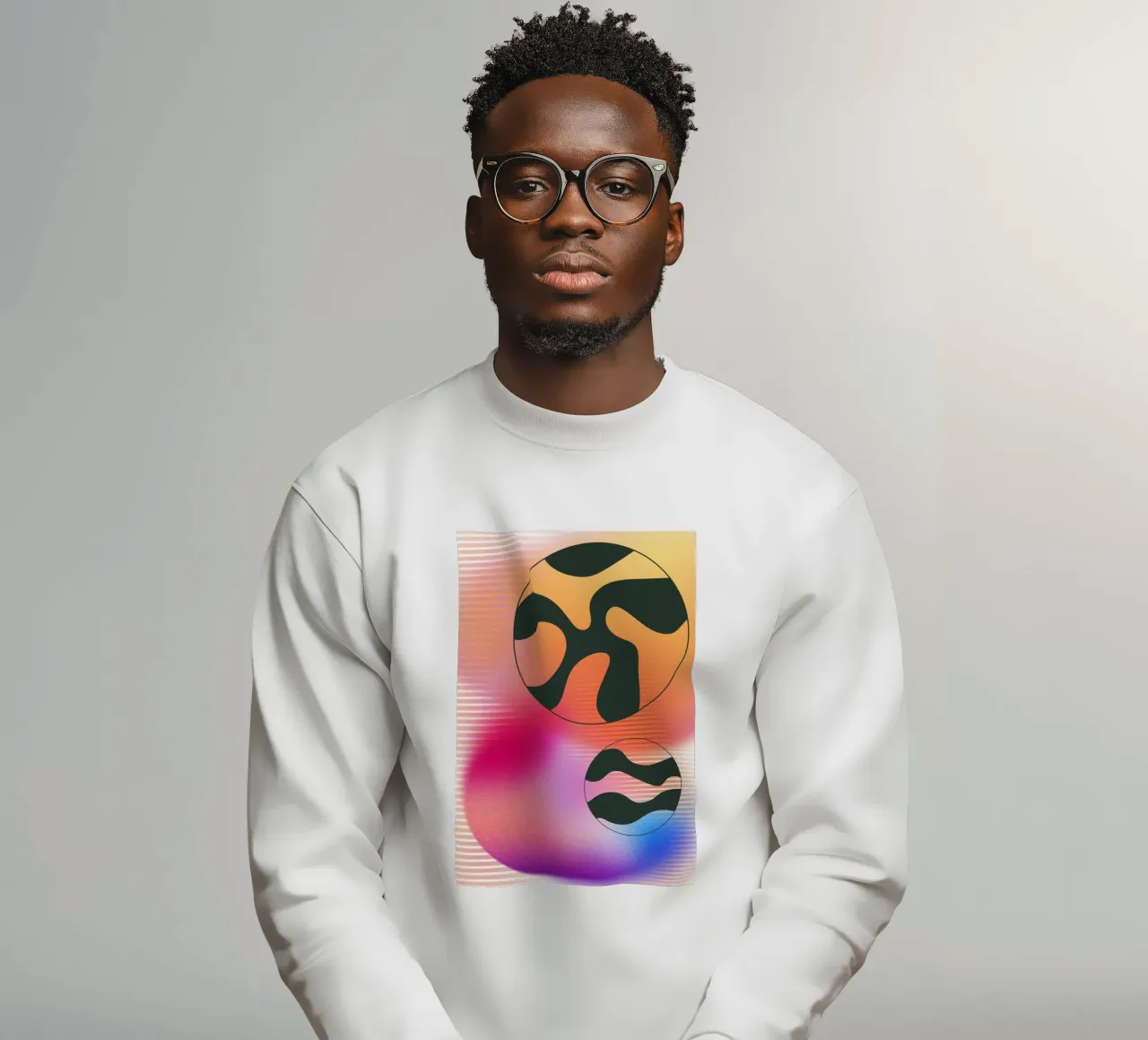Abstract Part sweatshirt by AESTHETIC VIBES by Isabel