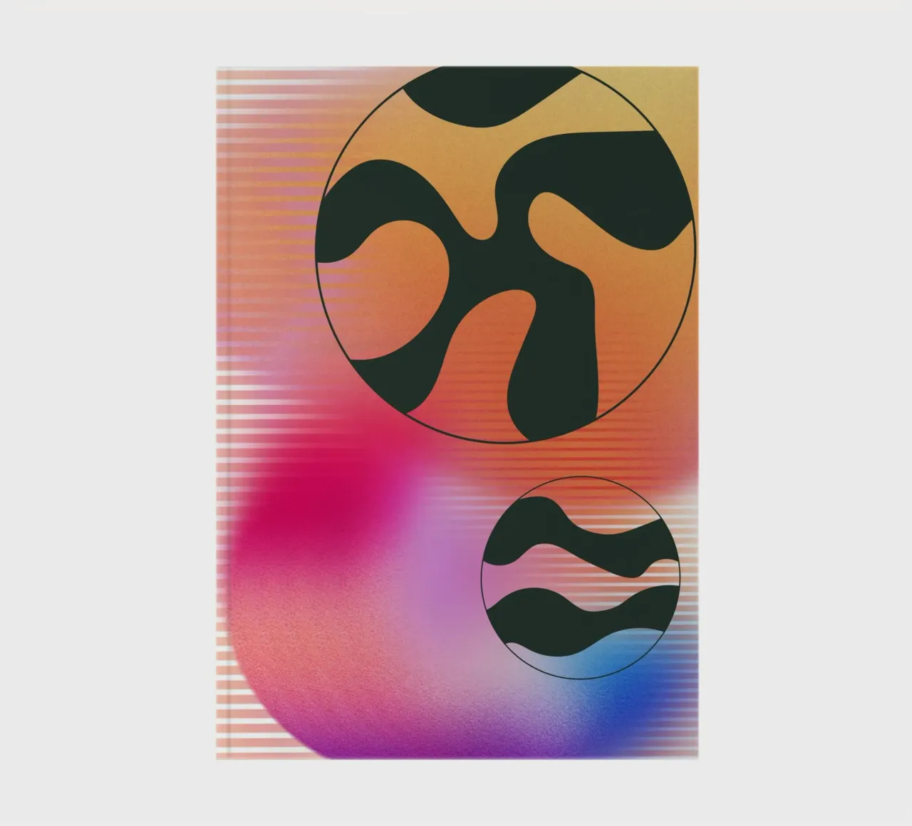 Abstract Part notebook by AESTHETIC VIBES by Isabel