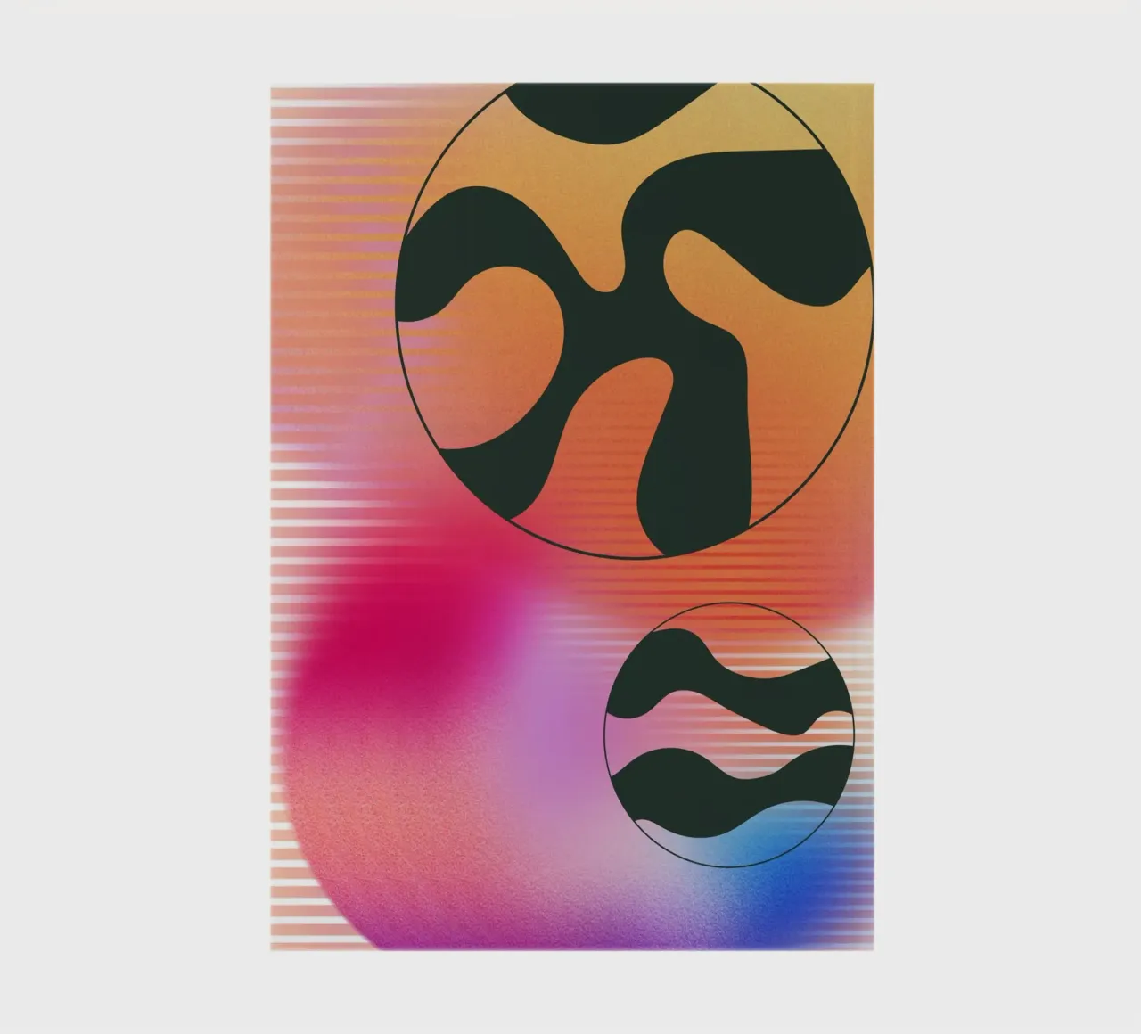 Abstract Part notebook by AESTHETIC VIBES by Isabel