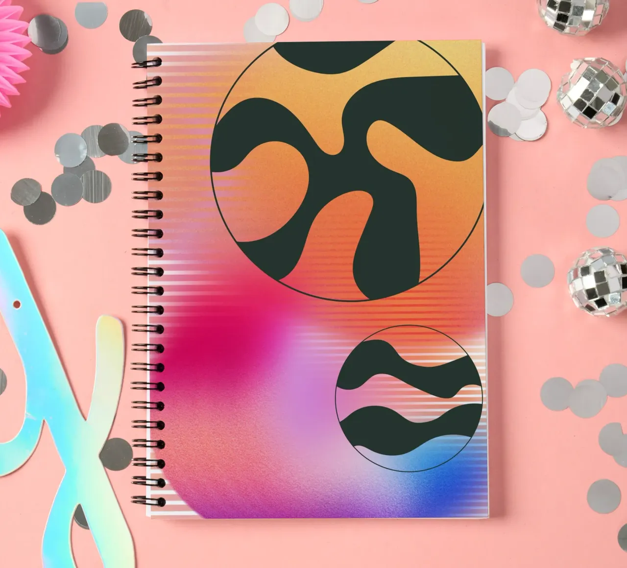 Abstract Part diario ad anelli da AESTHETIC VIBES by Isabel