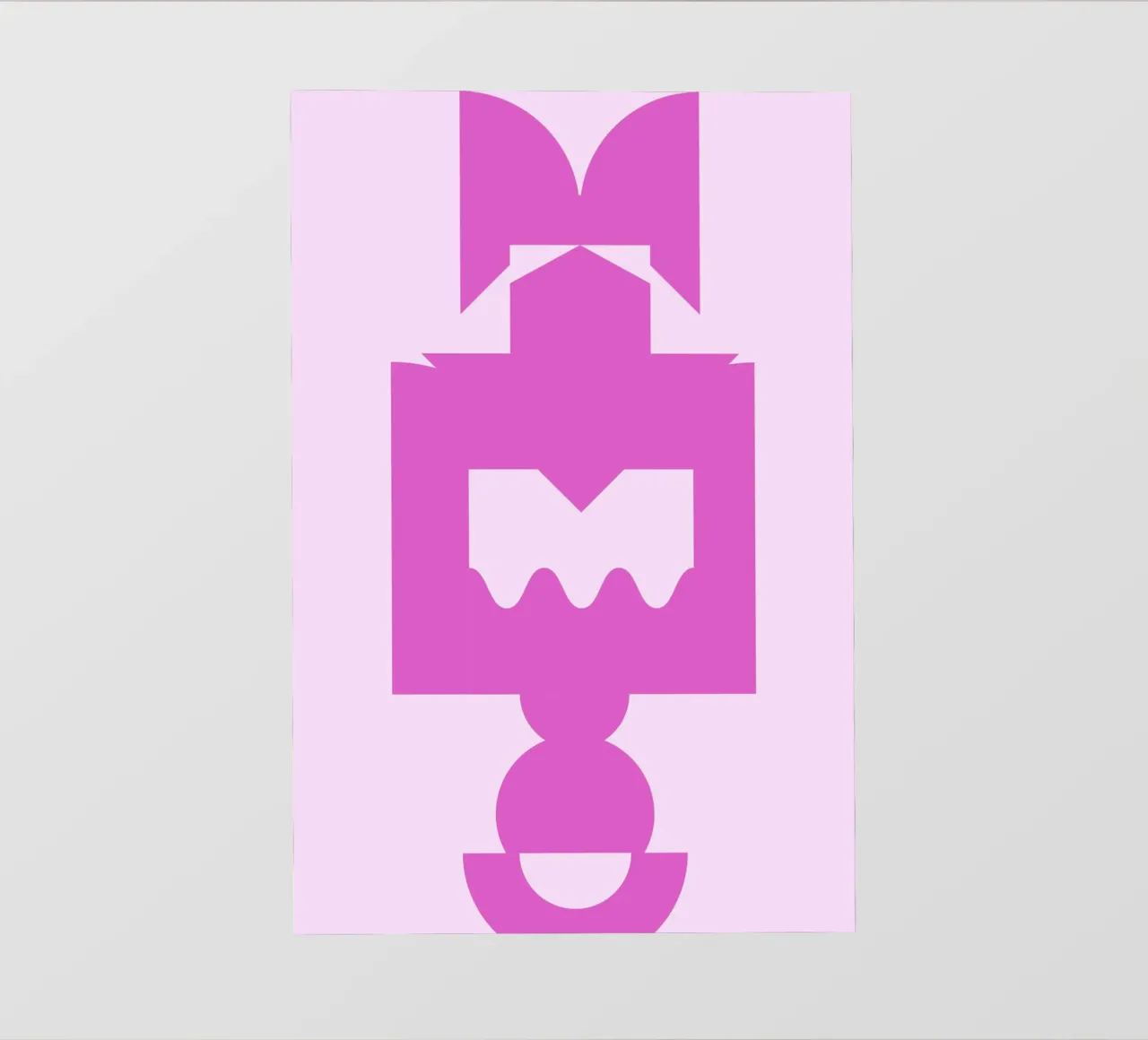 Abstract in Form telo in pvc da AESTHETIC VIBES by Isabel