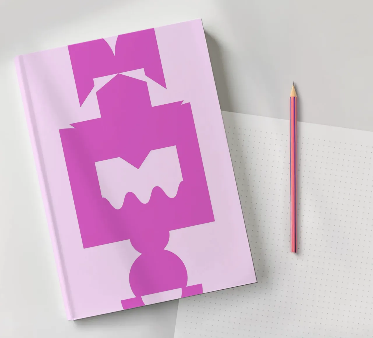 Abstract in Form notebook by AESTHETIC VIBES by Isabel