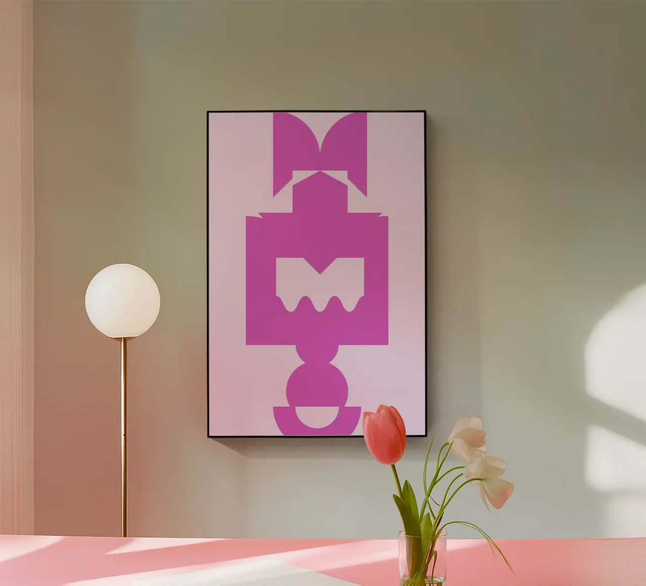 Abstract in Form plexiglass da AESTHETIC VIBES by Isabel