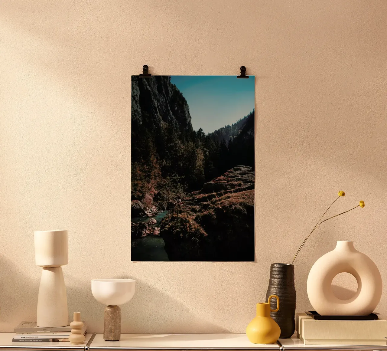 Mountain River poster da Sebastian Hilgetag