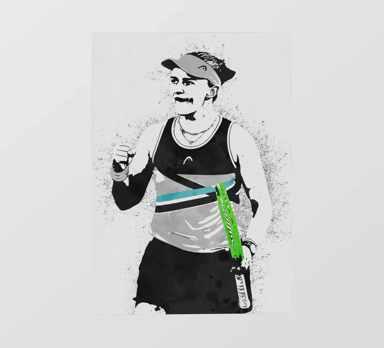 Barbora Krejcikova pellicola backlit da tenten