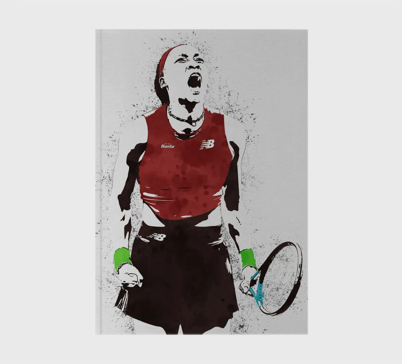 Coco Gauff notebook by tenten