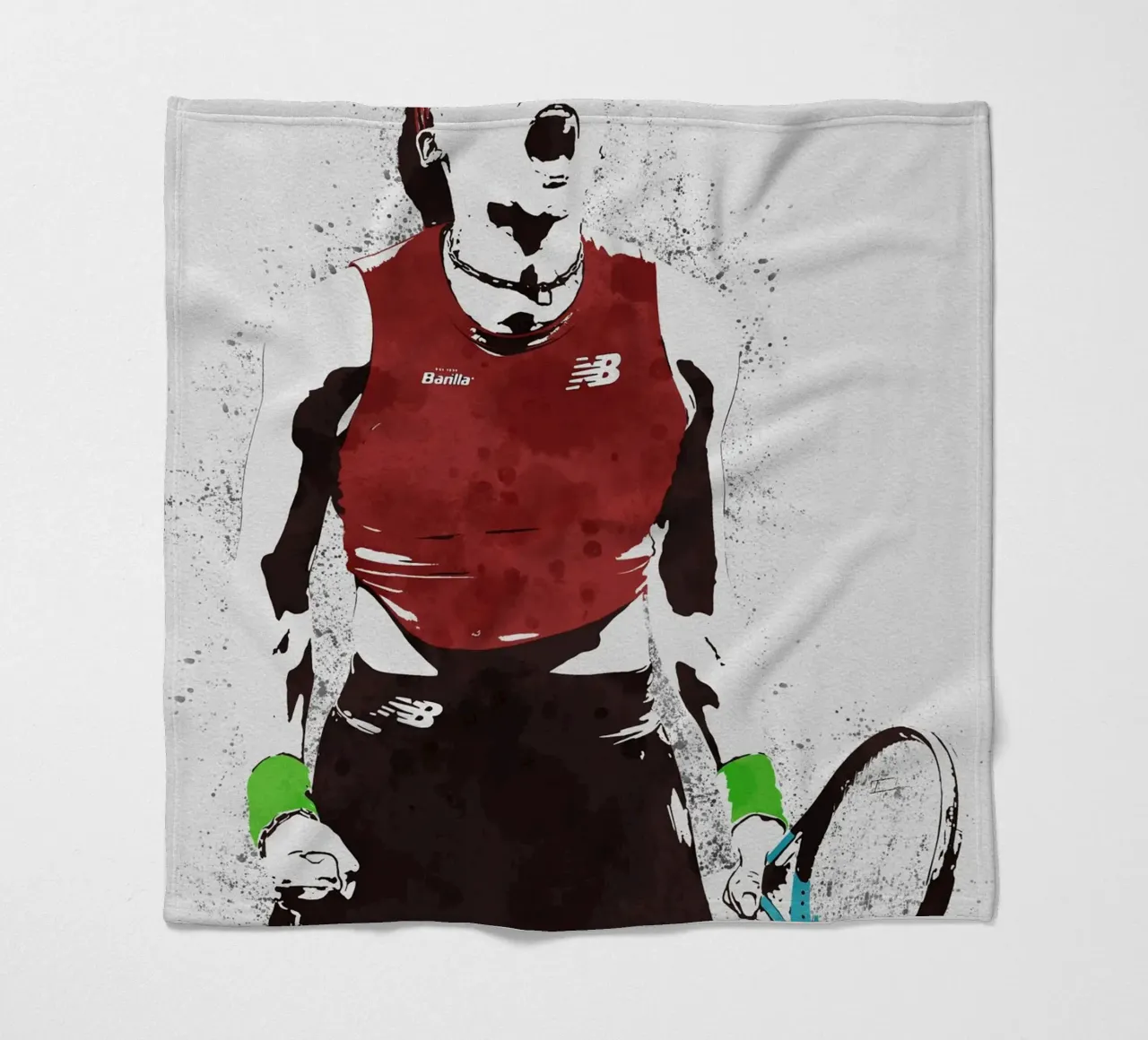 Coco Gauff coperta in pile da tenten