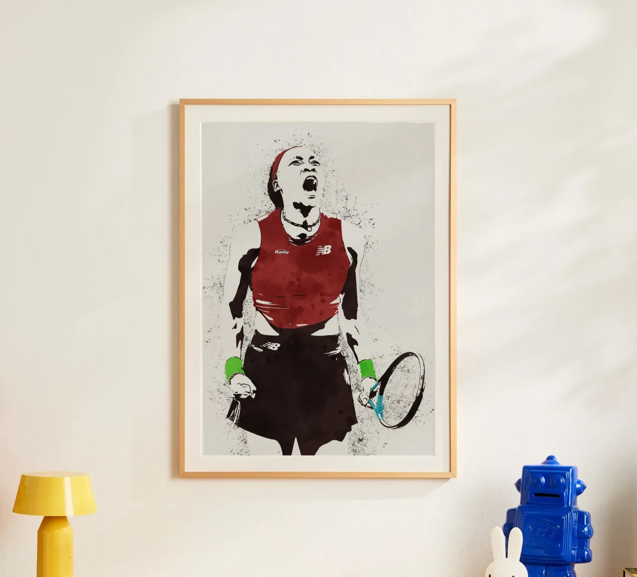 Coco Gauff carta hahnemühle da tenten