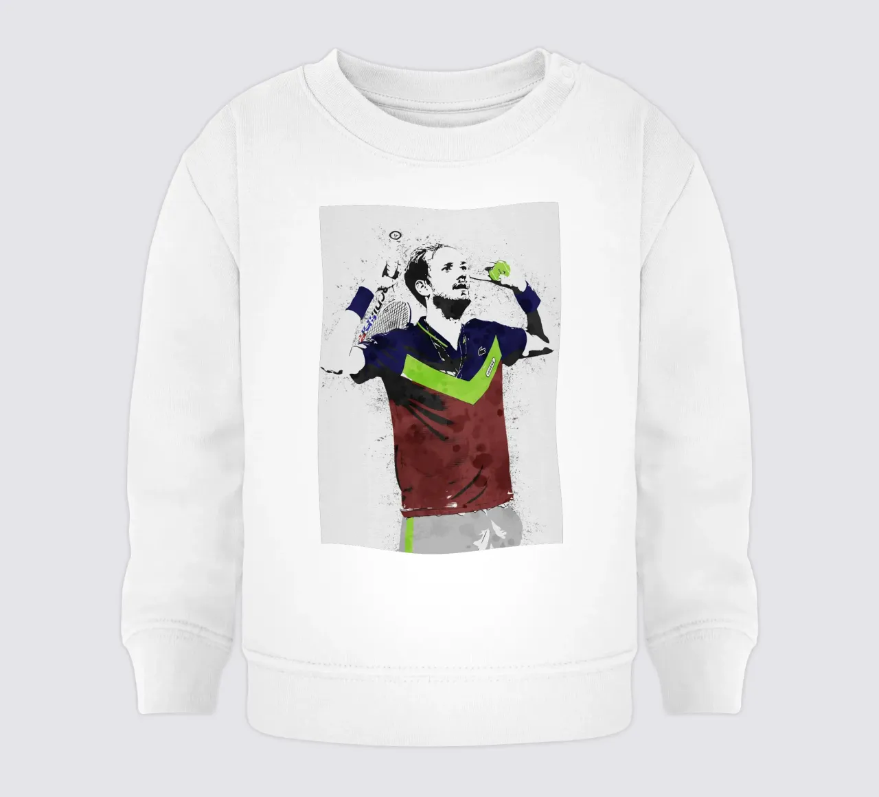 Daniil Medvedev baby sweatshirt van tenten