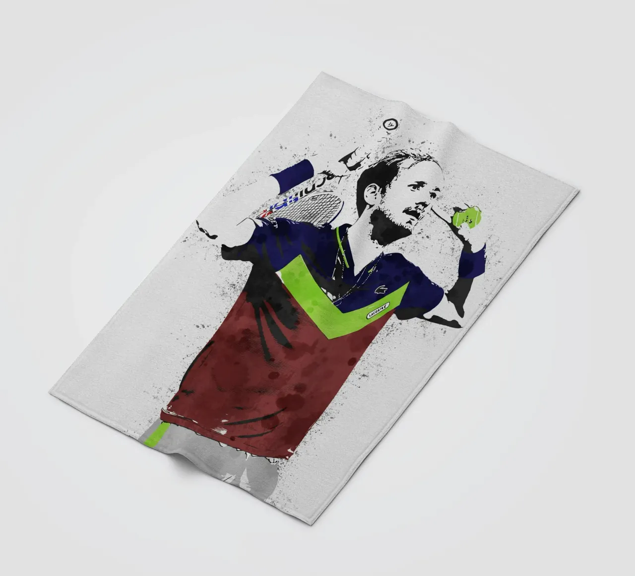 Daniil Medvedev coperta in pile da tenten