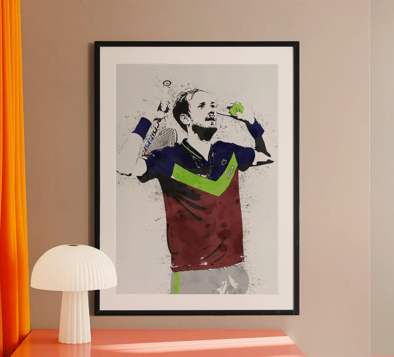 Daniil Medvedev carta hahnemühle da tenten