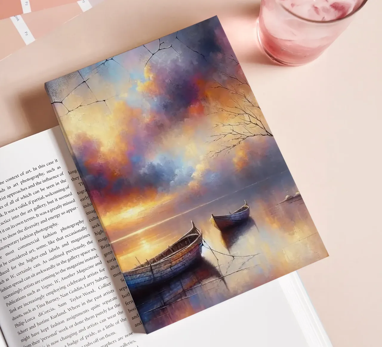 Whispers of the Serene Shore notebook by ZARAH
