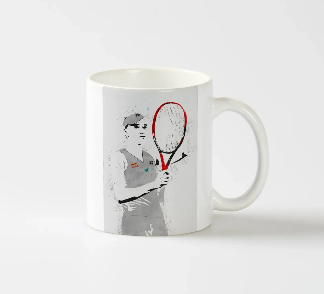 Elena Rybakina Keramik Tasse von tenten